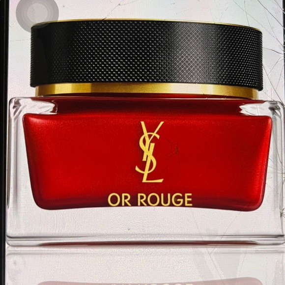 Yves Saint Laurent Or Rouge Red and Black Cream Box - Picture 1 of 4